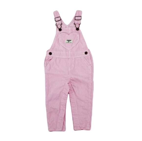 OshKosh B'gosh Other - OshKosh B'Gosh Baby Pink Heart Overalls